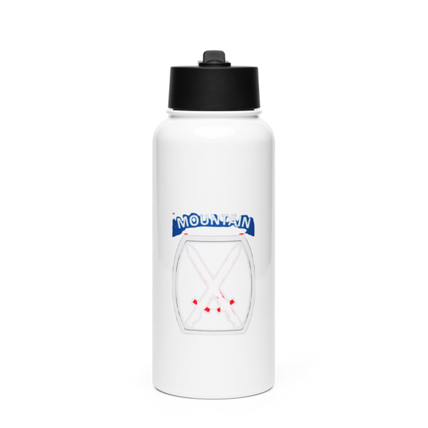 CHO 7278455 Stainless Steel Water Bottle with a Straw Lid