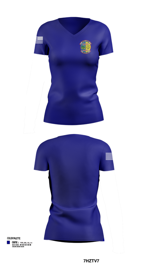 Womens Short Sleeve Vneck Shirt, Newton Police Department, Police, Teamtime, Team time, sublimation, custom sports apparel, team uniforms, spirit wear, spiritwear, sports uniforms, custom shirts, team store, custom team store, fundraiser sports, apparel fundraiser