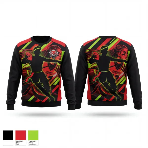 Crew Neck Sweatshirt, Tigers, , Teamtime, Team time, sublimation, custom sports apparel, team uniforms, spirit wear, spiritwear, sports uniforms, custom shirts, team store, custom team store, fundraiser sports, apparel fundraiser