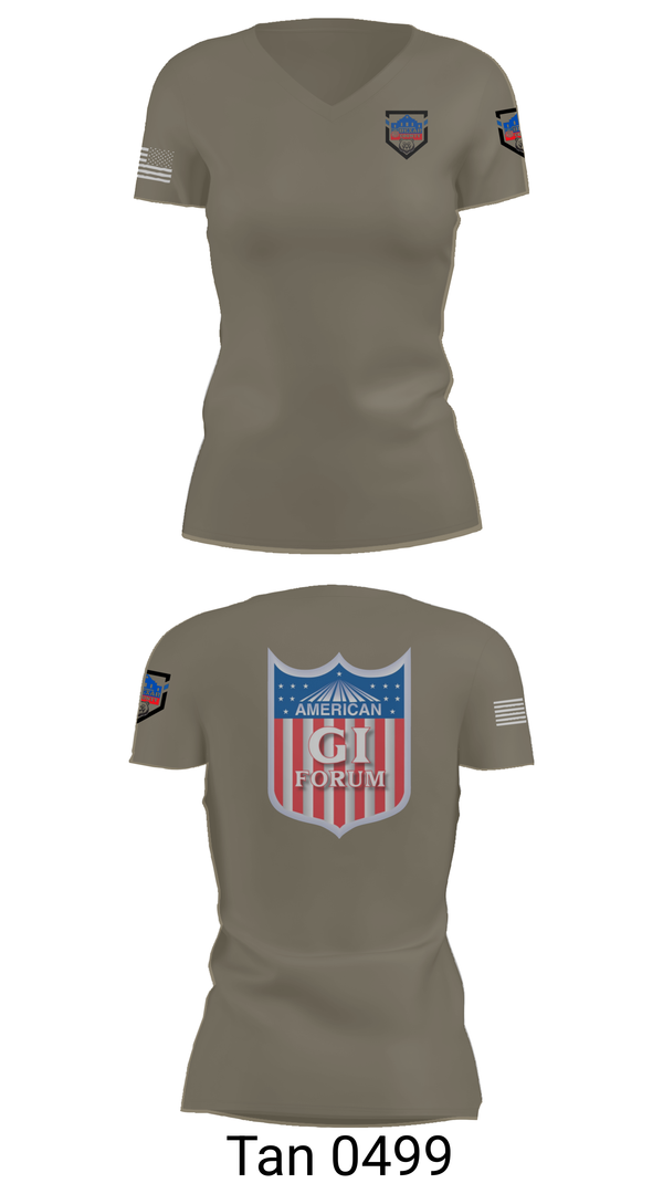 Womens Short Sleeve Vneck Shirt, Agif board, Army, Teamtime, Team time, sublimation, custom sports apparel, team uniforms, spirit wear, spiritwear, sports uniforms, custom shirts, team store, custom team store, fundraiser sports, apparel fundraiser