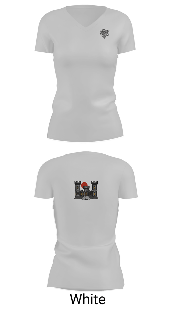 Womens Short Sleeve Vneck Shirt, 100th MRBC, Army, Teamtime, Team time, sublimation, custom sports apparel, team uniforms, spirit wear, spiritwear, sports uniforms, custom shirts, team store, custom team store, fundraiser sports, apparel fundraiser