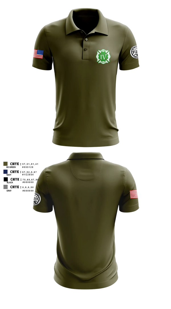 Long Sleeve Performance Polo, 179 HHC Medics, National Guard, Teamtime, Team time, sublimation, custom sports apparel, team uniforms, spirit wear, spiritwear, sports uniforms, custom shirts, team store, custom team store, fundraiser sports, apparel fundraiser