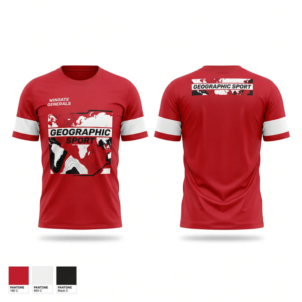 Football Jersey, Wingate Generals, Cheer, Teamtime, Team time, sublimation, custom sports apparel, team uniforms, spirit wear, spiritwear, sports uniforms, custom shirts, team store, custom team store, fundraiser sports, apparel fundraiser