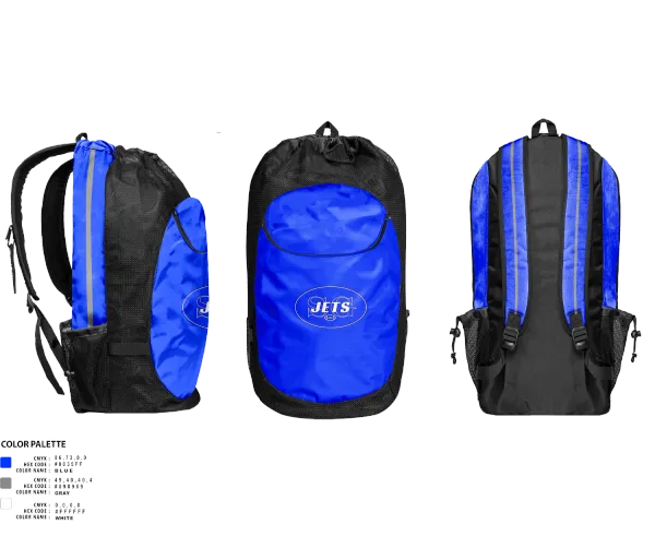Gear Bag, Spring Grove Jets Football, , Teamtime, Team time, sublimation, custom sports apparel, team uniforms, spirit wear, spiritwear, sports uniforms, custom shirts, team store, custom team store, fundraiser sports, apparel fundraiser