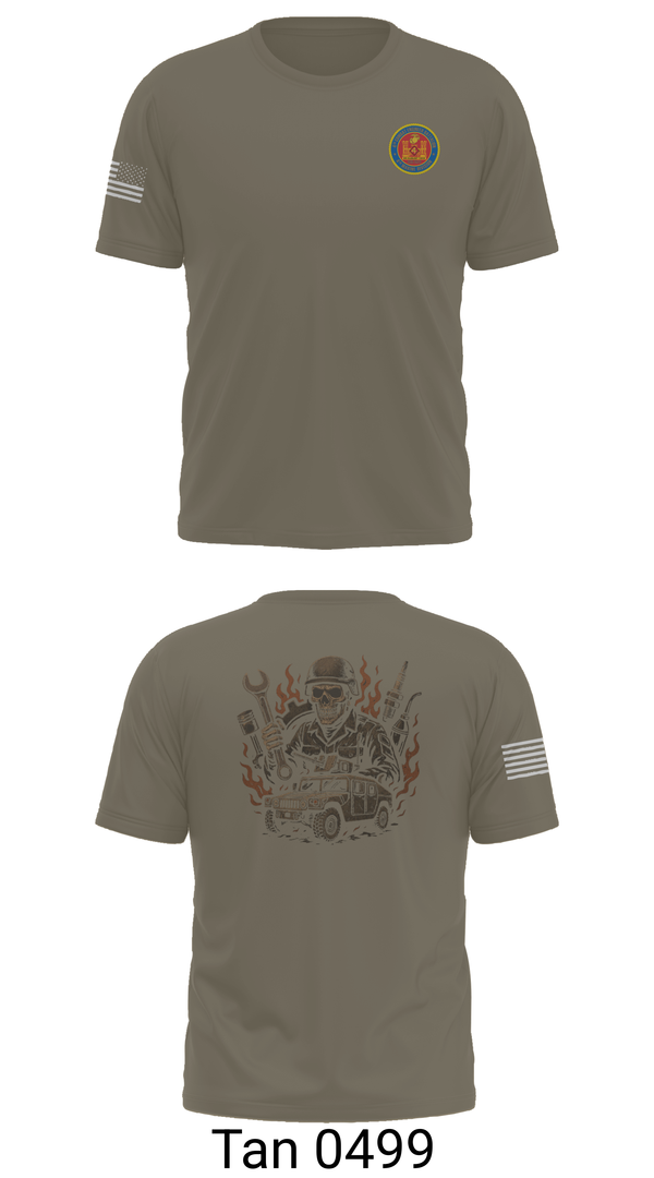 Short Sleeve Performance Shirt, 4th Combat Engineer Battalion A Co, Marines, Teamtime, Team time, sublimation, custom sports apparel, team uniforms, spirit wear, spiritwear, sports uniforms, custom shirts, team store, custom team store, fundraiser sports, apparel fundraiser