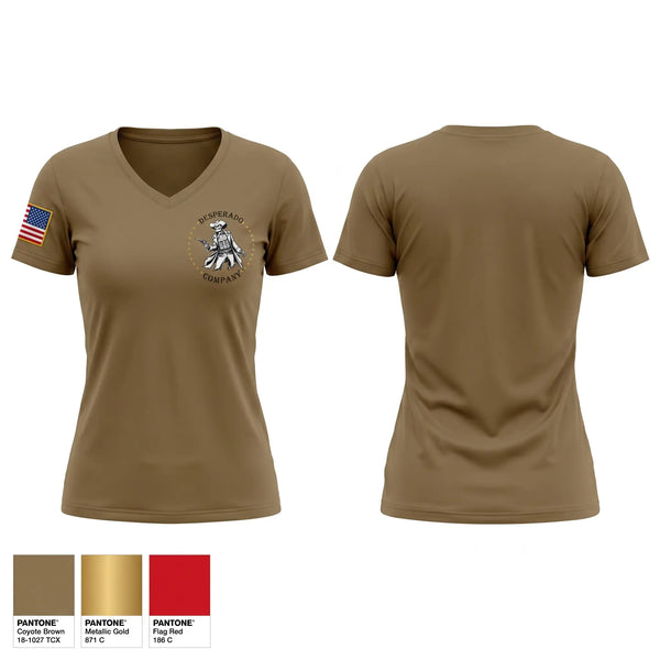 Womens Short Sleeve Vneck Shirt, Delta Company 1-297, National Guard, Teamtime, Team time, sublimation, custom sports apparel, team uniforms, spirit wear, spiritwear, sports uniforms, custom shirts, team store, custom team store, fundraiser sports, apparel fundraiser