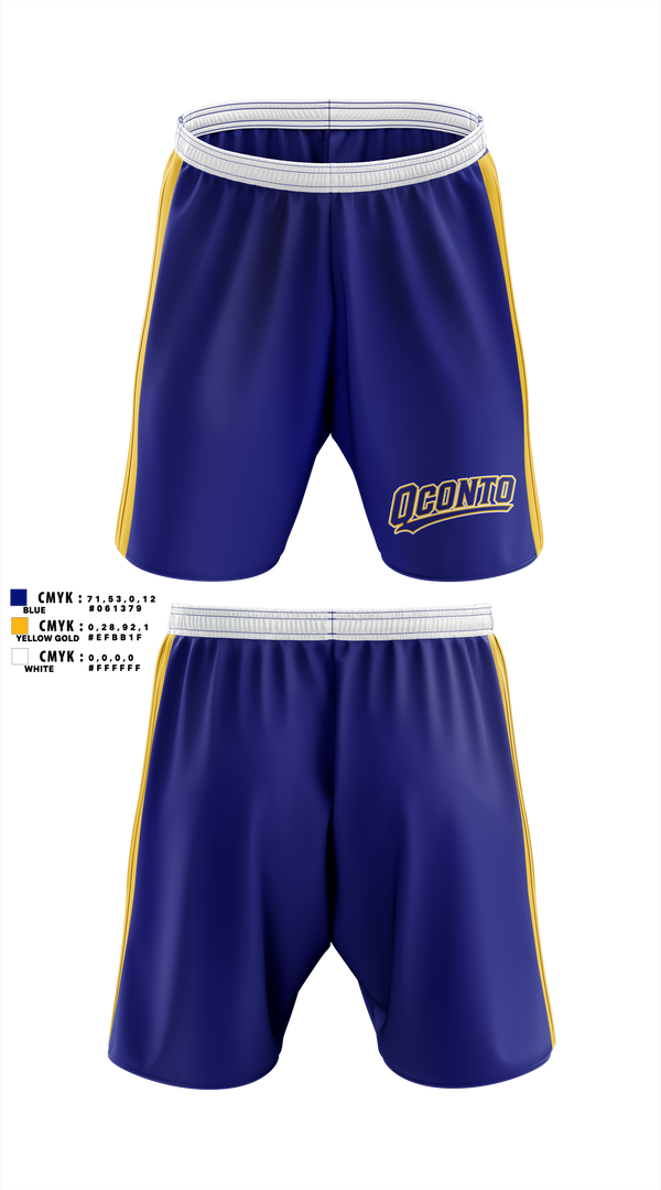 Athletic Shorts With Pockets, Oconto Baseball, Baseball, Teamtime, Team time, sublimation, custom sports apparel, team uniforms, spirit wear, spiritwear, sports uniforms, custom shirts, team store, custom team store, fundraiser sports, apparel fundraiser