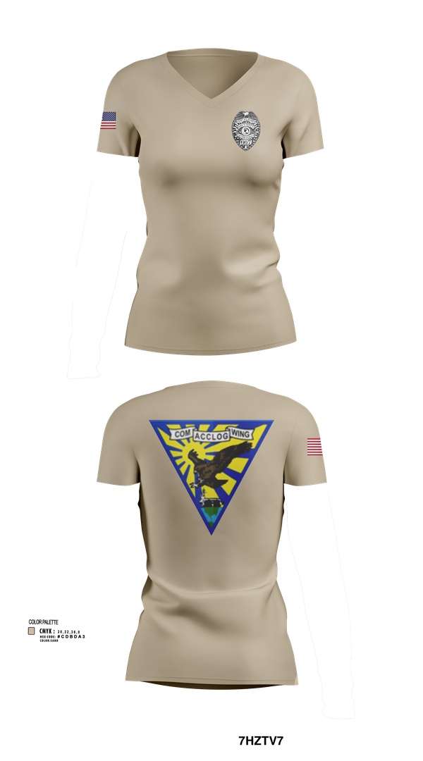 Womens Short Sleeve Vneck Shirt, ACCLOGWING SECURITY, , Teamtime, Team time, sublimation, custom sports apparel, team uniforms, spirit wear, spiritwear, sports uniforms, custom shirts, team store, custom team store, fundraiser sports, apparel fundraiser