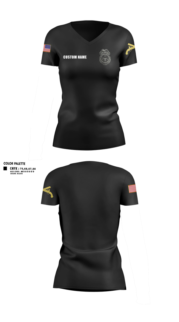 Womens Short Sleeve Vneck Shirt, 13th MDBFort Jackson LEA, Army, Teamtime, Team time, sublimation, custom sports apparel, team uniforms, spirit wear, spiritwear, sports uniforms, custom shirts, team store, custom team store, fundraiser sports, apparel fundraiser