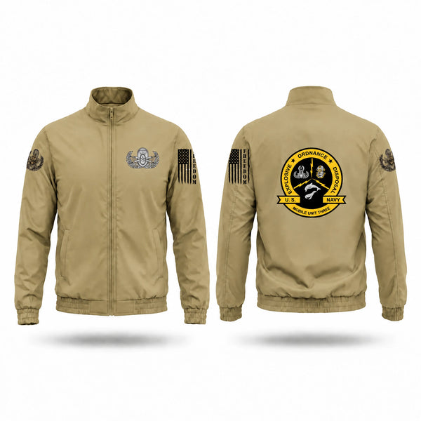 Windbreaker, EOD Mobile Unit 3, Navy, Teamtime, Team time, sublimation, custom sports apparel, team uniforms, spirit wear, spiritwear, sports uniforms, custom shirts, team store, custom team store, fundraiser sports, apparel fundraiser