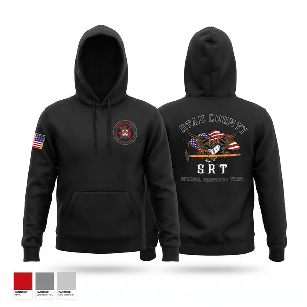 Hoodie, Utah County SRT, Fire Department, Teamtime, Team time, sublimation, custom sports apparel, team uniforms, spirit wear, spiritwear, sports uniforms, custom shirts, team store, custom team store, fundraiser sports, apparel fundraiser