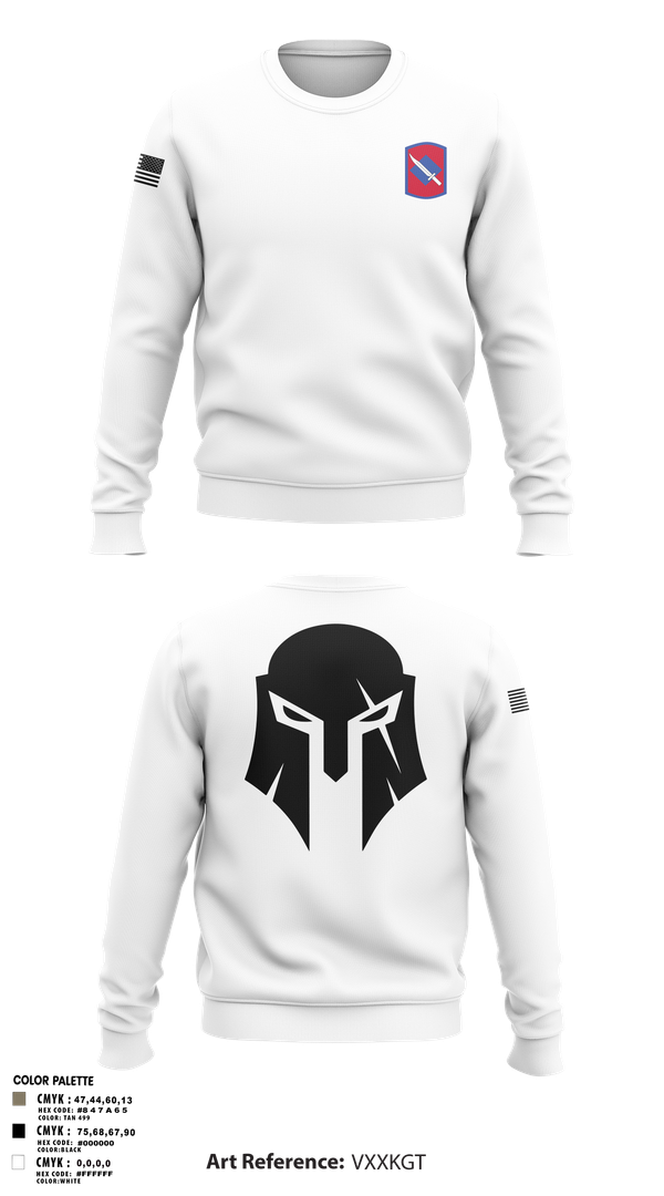 Crew Neck Sweatshirt, C TRP 1-134th, , Teamtime, Team time, sublimation, custom sports apparel, team uniforms, spirit wear, spiritwear, sports uniforms, custom shirts, team store, custom team store, fundraiser sports, apparel fundraiser