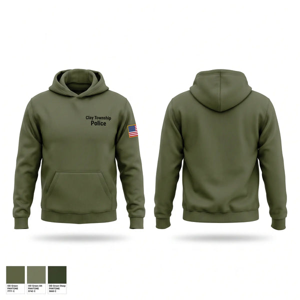 Hoodie, Clay Township Police, Police, Teamtime, Team time, sublimation, custom sports apparel, team uniforms, spirit wear, spiritwear, sports uniforms, custom shirts, team store, custom team store, fundraiser sports, apparel fundraiser
