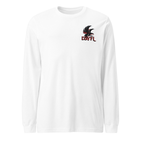 Carteret-Onslow Youth Football & Cheer League (COYFL) Falcons 65584238 Unisex Long Sleeve Tee | Bella + Canvas 3501