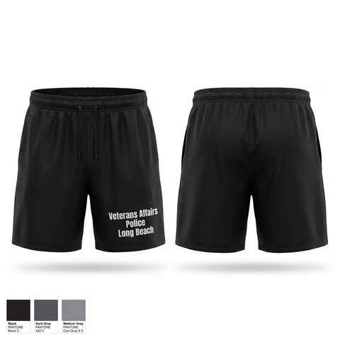 Athletic Shorts With Pockets, Veterans Affairs Police - Long Beach, Police, Teamtime, Team time, sublimation, custom sports apparel, team uniforms, spirit wear, spiritwear, sports uniforms, custom shirts, team store, custom team store, fundraiser sports, apparel fundraiser