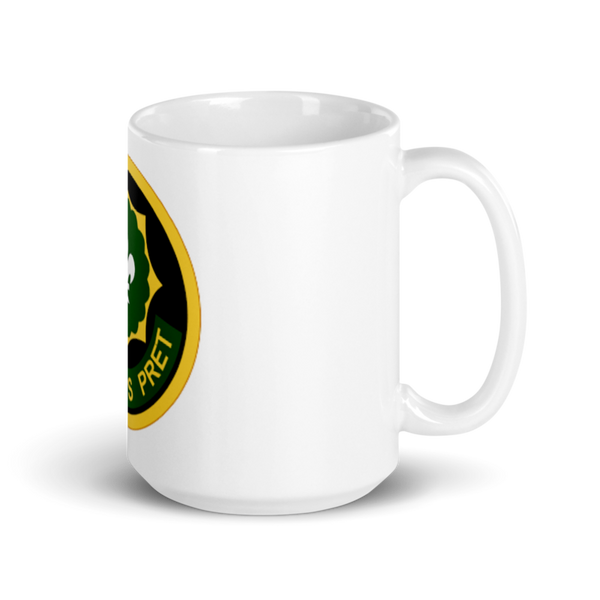 2nd Cavalry Regiment 61389337 White Glossy Mug - Medium