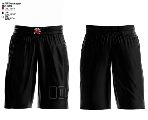 Westerville South Girls Basketball 75140636 Reversible basketball shorts (black/red) -9