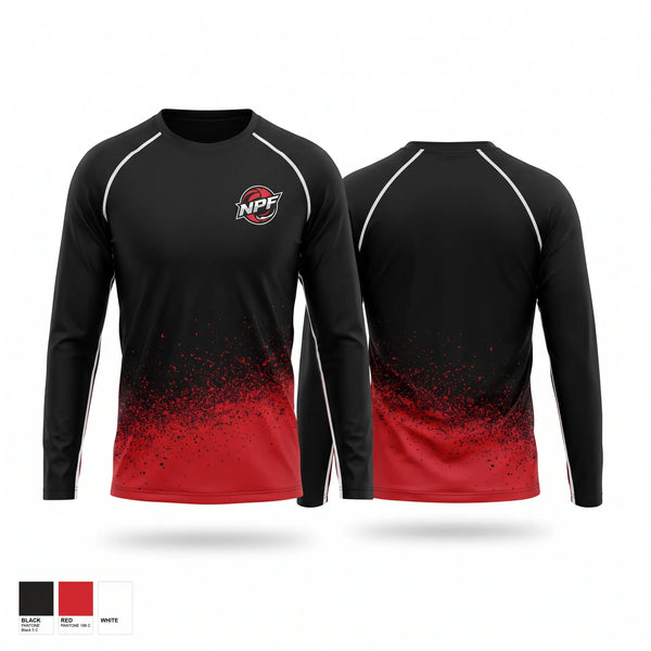 Long Sleeve Performance Shirt, Mayhem, Baseball, Teamtime, Team time, sublimation, custom sports apparel, team uniforms, spirit wear, spiritwear, sports uniforms, custom shirts, team store, custom team store, fundraiser sports, apparel fundraiser
