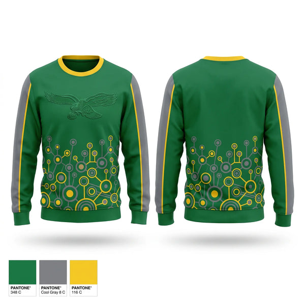 Crew Neck Sweatshirt, Lake Shore Eagles, , Teamtime, Team time, sublimation, custom sports apparel, team uniforms, spirit wear, spiritwear, sports uniforms, custom shirts, team store, custom team store, fundraiser sports, apparel fundraiser