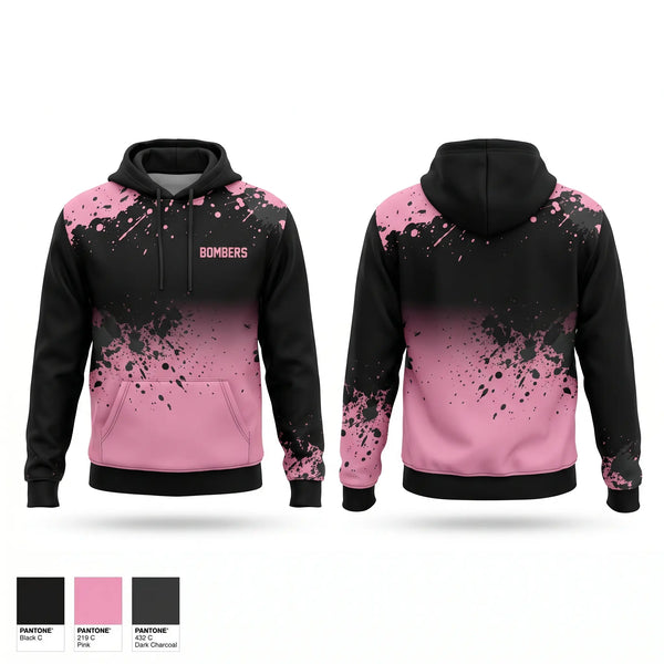Hoodie, BOMBERS, Baseball, Teamtime, Team time, sublimation, custom sports apparel, team uniforms, spirit wear, spiritwear, sports uniforms, custom shirts, team store, custom team store, fundraiser sports, apparel fundraiser