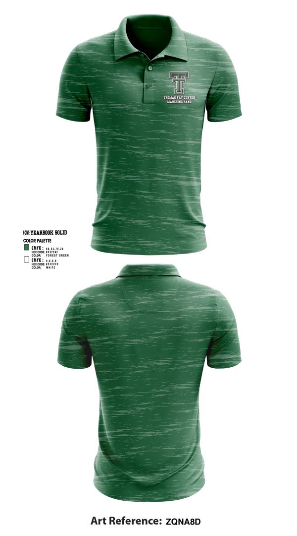 Short Sleeve Performance Polo, Thomas Fay Custer Marching Band, Spirit Store, Teamtime, Team time, sublimation, custom sports apparel, team uniforms, spirit wear, spiritwear, sports uniforms, custom shirts, team store, custom team store, fundraiser sports, apparel fundraiser