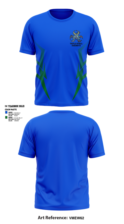 Short Sleeve Performance Shirt, Triple Spiral Isshinryu Karate, , Teamtime, Team time, sublimation, custom sports apparel, team uniforms, spirit wear, spiritwear, sports uniforms, custom shirts, team store, custom team store, fundraiser sports, apparel fundraiser