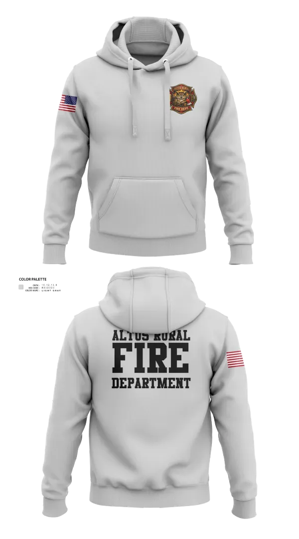 Hoodie, Altus Rural Fire Department, Fire Department, Teamtime, Team time, sublimation, custom sports apparel, team uniforms, spirit wear, spiritwear, sports uniforms, custom shirts, team store, custom team store, fundraiser sports, apparel fundraiser