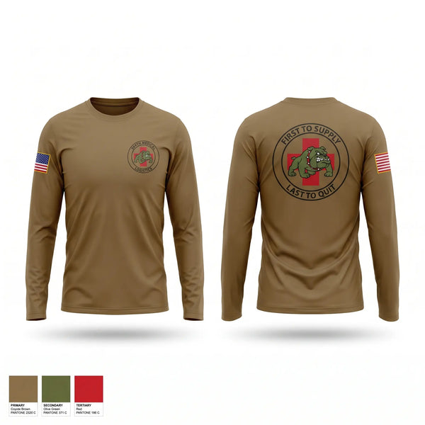 Long Sleeve Performance Shirt, 384th Medical Logistics Company, Army, Teamtime, Team time, sublimation, custom sports apparel, team uniforms, spirit wear, spiritwear, sports uniforms, custom shirts, team store, custom team store, fundraiser sports, apparel fundraiser