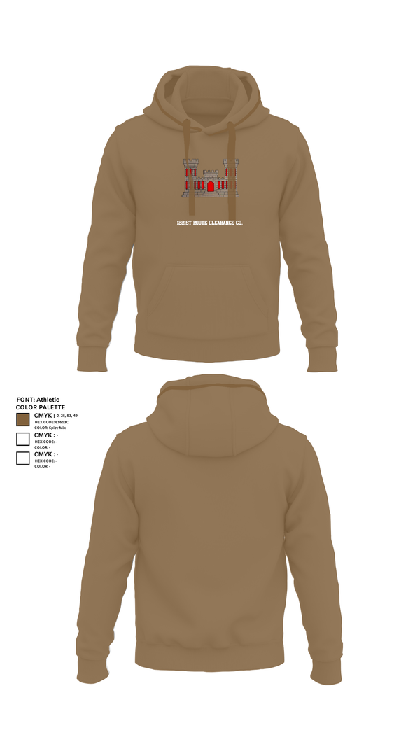 Hoodie, 1221st Route Clearance Co., National Guard, Teamtime, Team time, sublimation, custom sports apparel, team uniforms, spirit wear, spiritwear, sports uniforms, custom shirts, team store, custom team store, fundraiser sports, apparel fundraiser