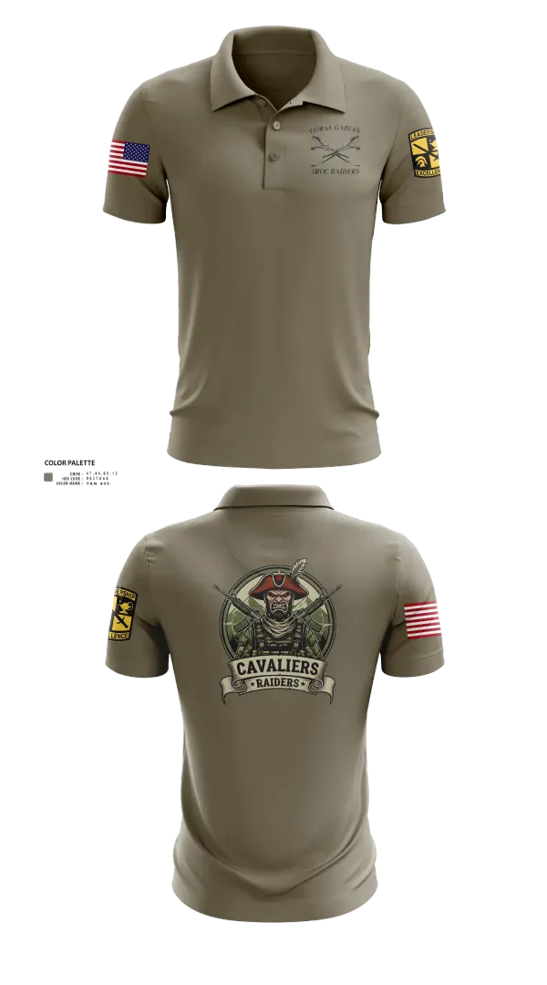 Short Sleeve Performance Polo, Raiders, Army, Teamtime, Team time, sublimation, custom sports apparel, team uniforms, spirit wear, spiritwear, sports uniforms, custom shirts, team store, custom team store, fundraiser sports, apparel fundraiser