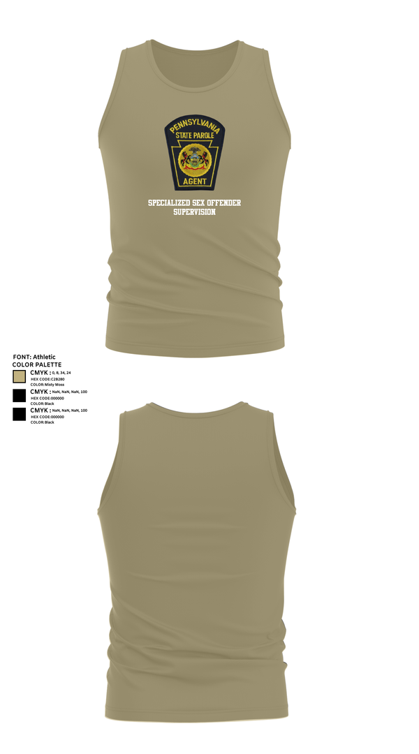 Tank Top, Specialized Sex Offender Supervision, Police, Teamtime, Team time, sublimation, custom sports apparel, team uniforms, spirit wear, spiritwear, sports uniforms, custom shirts, team store, custom team store, fundraiser sports, apparel fundraiser