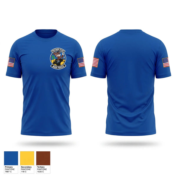 Short Sleeve Performance Shirt, VP-5 Mad Foxes, Navy, Teamtime, Team time, sublimation, custom sports apparel, team uniforms, spirit wear, spiritwear, sports uniforms, custom shirts, team store, custom team store, fundraiser sports, apparel fundraiser