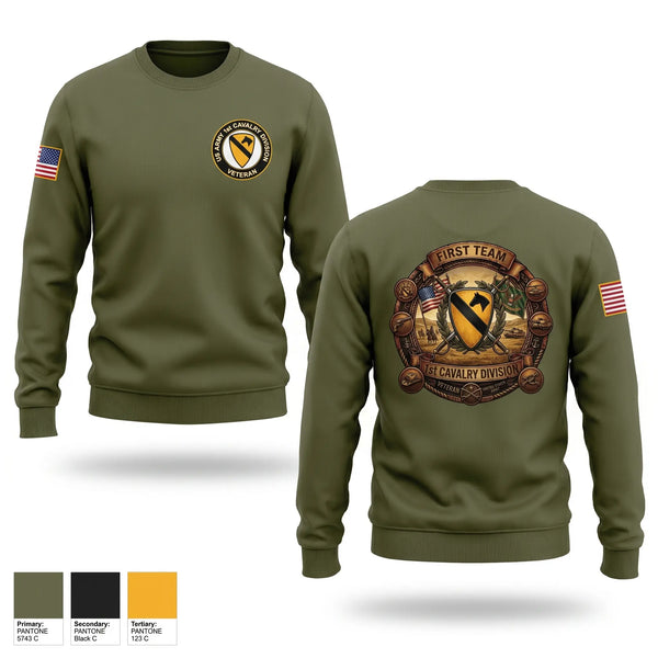 Crew Neck Sweatshirt, 545th Military Police Company, Army, Teamtime, Team time, sublimation, custom sports apparel, team uniforms, spirit wear, spiritwear, sports uniforms, custom shirts, team store, custom team store, fundraiser sports, apparel fundraiser