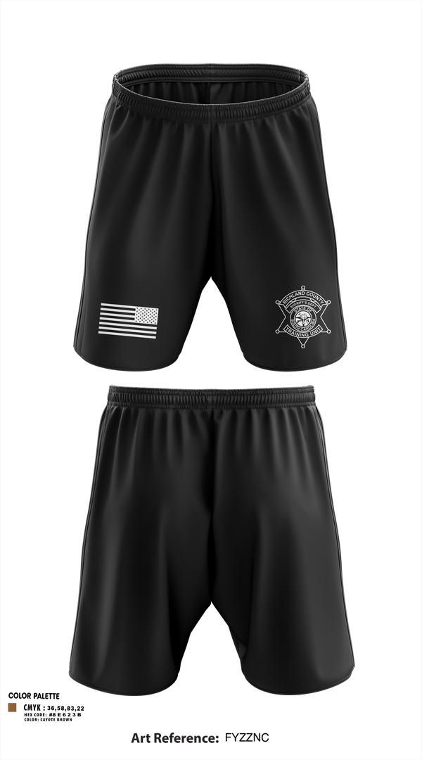 Athletic Shorts With Pockets, Richland County Sheriff's Department Training Unit, Police, Teamtime, Team time, sublimation, custom sports apparel, team uniforms, spirit wear, spiritwear, sports uniforms, custom shirts, team store, custom team store, fundraiser sports, apparel fundraiser