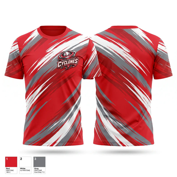 Short Sleeve Performance Shirt, South Charleston Cyclones, Baseball, Teamtime, Team time, sublimation, custom sports apparel, team uniforms, spirit wear, spiritwear, sports uniforms, custom shirts, team store, custom team store, fundraiser sports, apparel fundraiser