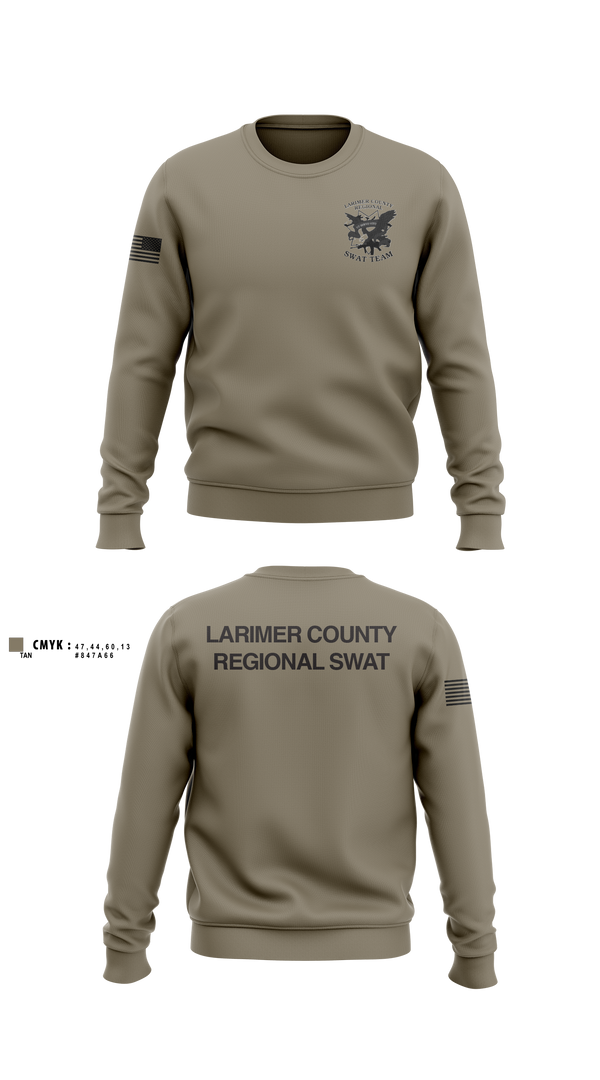 Crew Neck Sweatshirt, LCSO -SWAT, Police, Teamtime, Team time, sublimation, custom sports apparel, team uniforms, spirit wear, spiritwear, sports uniforms, custom shirts, team store, custom team store, fundraiser sports, apparel fundraiser