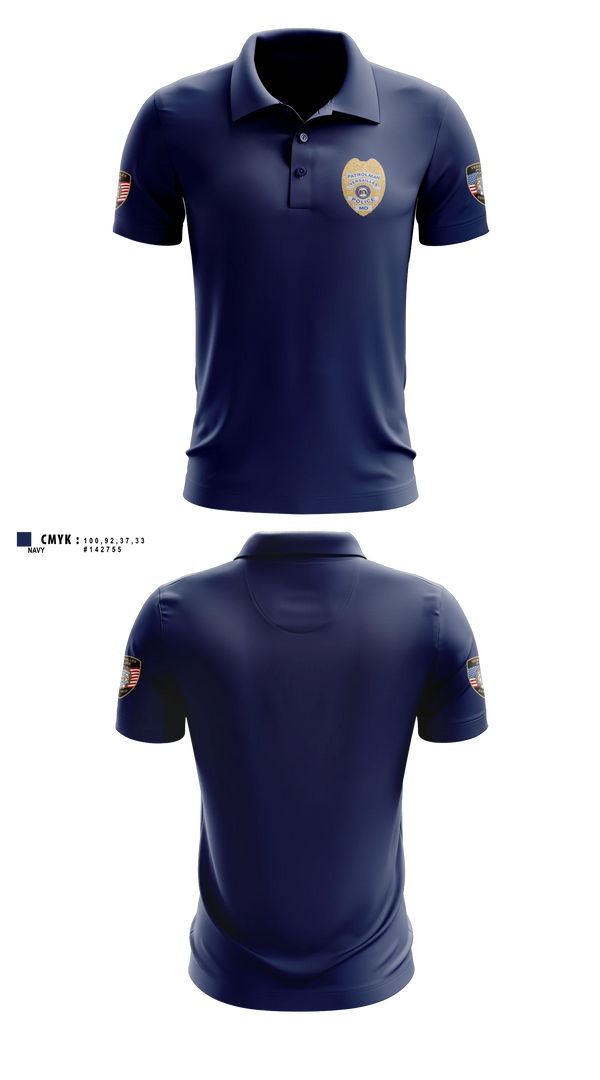 Short Sleeve Performance Polo, Versailles Police Department, Police, Teamtime, Team time, sublimation, custom sports apparel, team uniforms, spirit wear, spiritwear, sports uniforms, custom shirts, team store, custom team store, fundraiser sports, apparel fundraiser