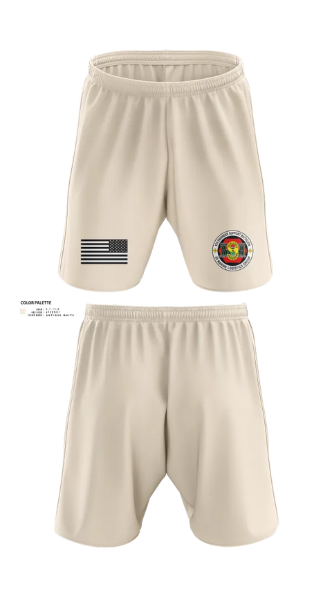 Athletic Shorts With Pockets, 9th Engineer Support Battalion, Marines, Teamtime, Team time, sublimation, custom sports apparel, team uniforms, spirit wear, spiritwear, sports uniforms, custom shirts, team store, custom team store, fundraiser sports, apparel fundraiser