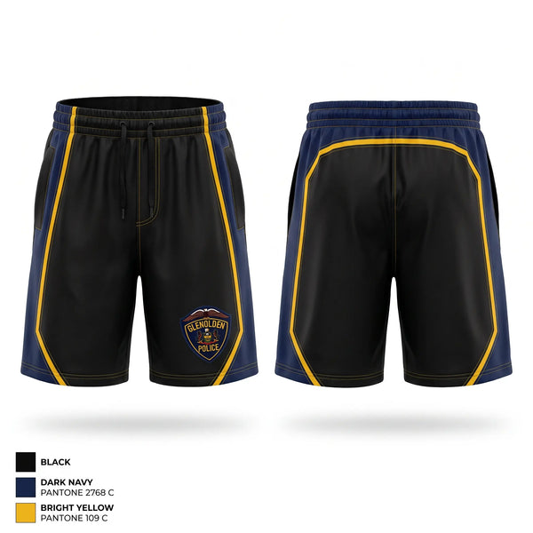 Athletic Shorts With Pockets, Glenolden Police, Police, Teamtime, Team time, sublimation, custom sports apparel, team uniforms, spirit wear, spiritwear, sports uniforms, custom shirts, team store, custom team store, fundraiser sports, apparel fundraiser