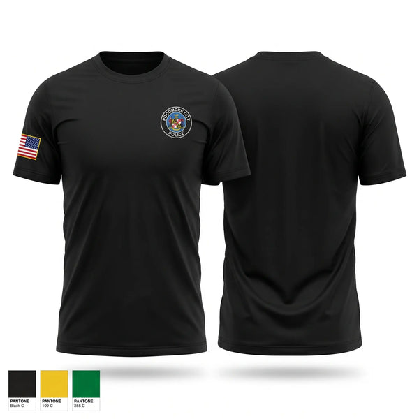 Short Sleeve Performance Shirt, Pocomoke City Police, Police, Teamtime, Team time, sublimation, custom sports apparel, team uniforms, spirit wear, spiritwear, sports uniforms, custom shirts, team store, custom team store, fundraiser sports, apparel fundraiser
