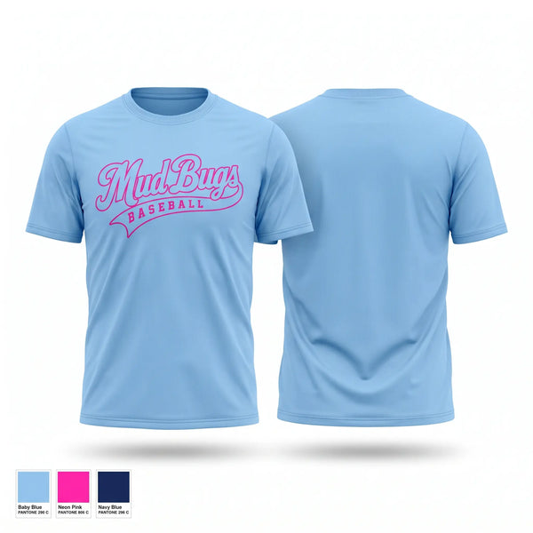 Short Sleeve Performance Shirt, Mud Bugs, Baseball, Teamtime, Team time, sublimation, custom sports apparel, team uniforms, spirit wear, spiritwear, sports uniforms, custom shirts, team store, custom team store, fundraiser sports, apparel fundraiser
