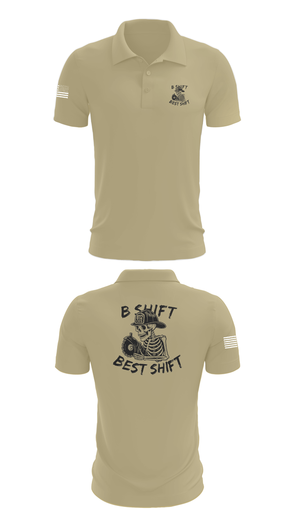 Short Sleeve Performance Polo, 812 CES (B shift), Air Force, Teamtime, Team time, sublimation, custom sports apparel, team uniforms, spirit wear, spiritwear, sports uniforms, custom shirts, team store, custom team store, fundraiser sports, apparel fundraiser