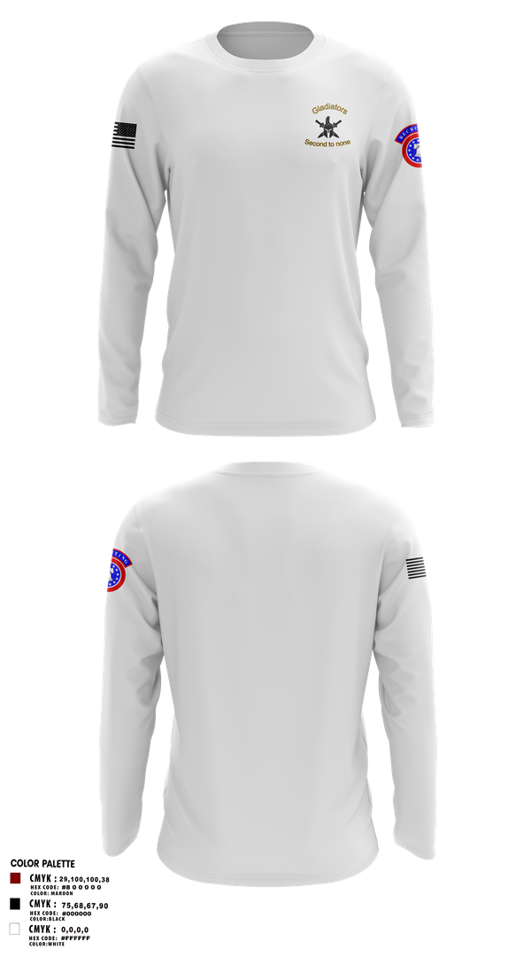 Long Sleeve Performance Shirt, 2ND MRBN, Army, Teamtime, Team time, sublimation, custom sports apparel, team uniforms, spirit wear, spiritwear, sports uniforms, custom shirts, team store, custom team store, fundraiser sports, apparel fundraiser