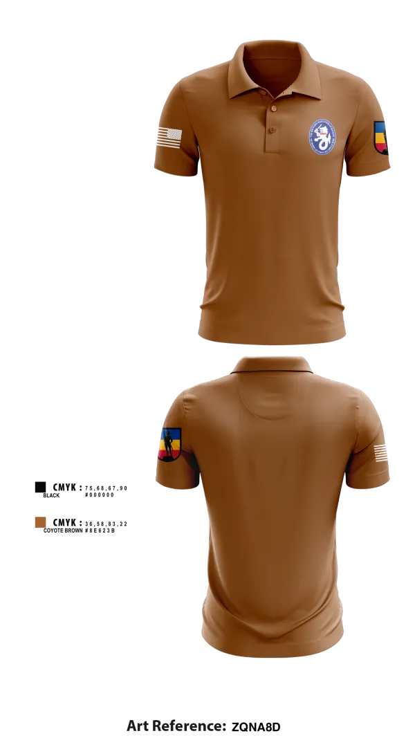 Short Sleeve Performance Polo, 1st BN 515th RTI, Army, Teamtime, Team time, sublimation, custom sports apparel, team uniforms, spirit wear, spiritwear, sports uniforms, custom shirts, team store, custom team store, fundraiser sports, apparel fundraiser