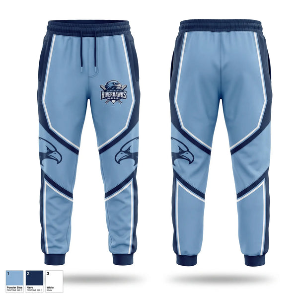 Sweatpants, Logan Martin Riverhawks, Baseball, Teamtime, Team time, sublimation, custom sports apparel, team uniforms, spirit wear, spiritwear, sports uniforms, custom shirts, team store, custom team store, fundraiser sports, apparel fundraiser