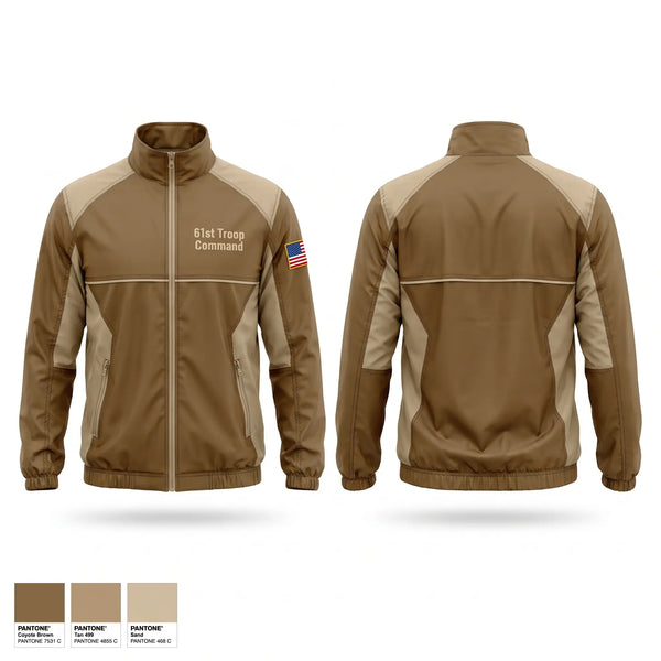 Windbreaker, 61st Troop Command, National Guard, Teamtime, Team time, sublimation, custom sports apparel, team uniforms, spirit wear, spiritwear, sports uniforms, custom shirts, team store, custom team store, fundraiser sports, apparel fundraiser