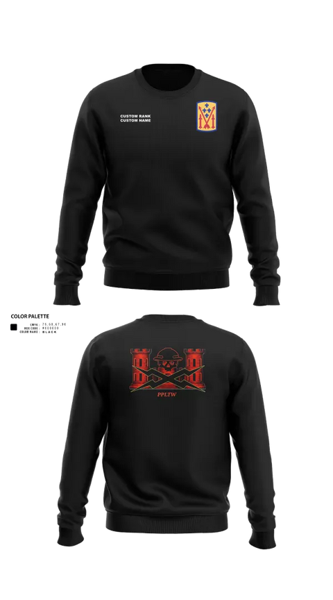 Crew Neck Sweatshirt, 11th MDB, Army, Teamtime, Team time, sublimation, custom sports apparel, team uniforms, spirit wear, spiritwear, sports uniforms, custom shirts, team store, custom team store, fundraiser sports, apparel fundraiser