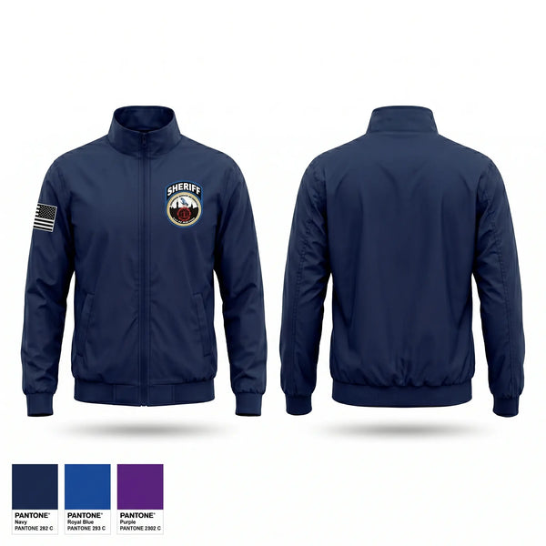 Windbreaker, Electronic Monitoring, Police, Teamtime, Team time, sublimation, custom sports apparel, team uniforms, spirit wear, spiritwear, sports uniforms, custom shirts, team store, custom team store, fundraiser sports, apparel fundraiser
