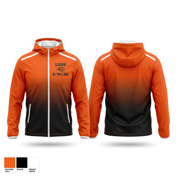 Windbreaker, Kennewick lions, Bowling, Teamtime, Team time, sublimation, custom sports apparel, team uniforms, spirit wear, spiritwear, sports uniforms, custom shirts, team store, custom team store, fundraiser sports, apparel fundraiser
