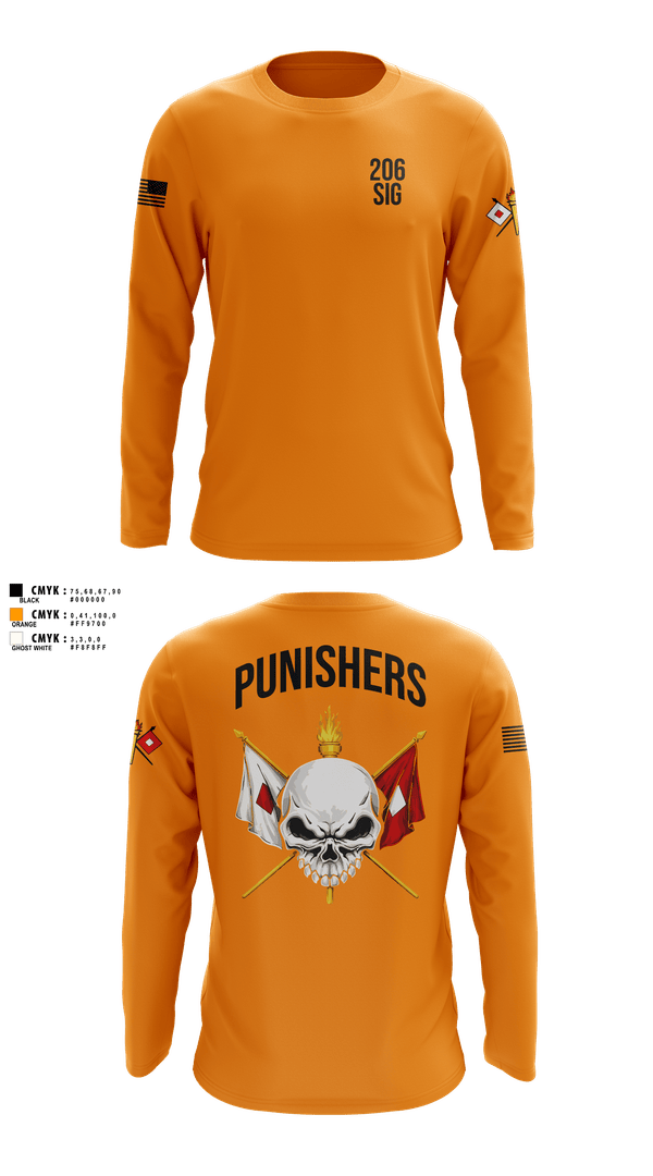 Long Sleeve Performance Shirt, 206th Signal Company, Army, Teamtime, Team time, sublimation, custom sports apparel, team uniforms, spirit wear, spiritwear, sports uniforms, custom shirts, team store, custom team store, fundraiser sports, apparel fundraiser